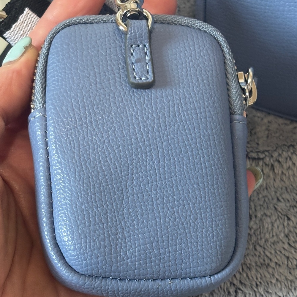 NWT Karl Lagerfeld Paris Maybelle Camera Crossbody bag - Blue Fog - Picture 15 of 16